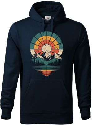 Retro výhled na hory