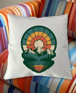 Retro výhled na hory