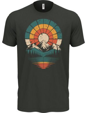 Retro výhled na hory