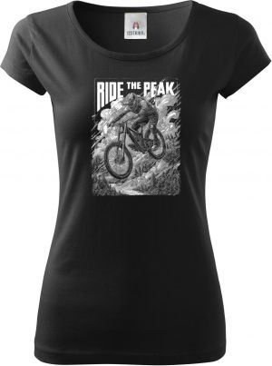 Ride the Peak, bílý potisk