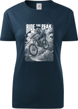 Ride the Peak, bílý potisk