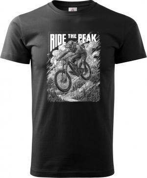 Ride the Peak, bílý potisk