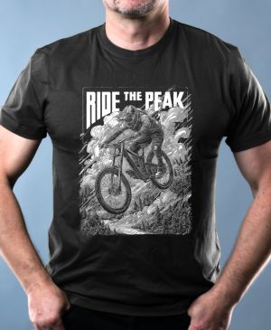 Ride the Peak, bílý potisk