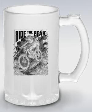Ride the Peak, černý potisk