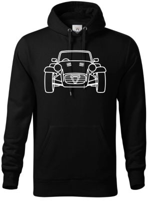 Roadster line-art, bílý tisk