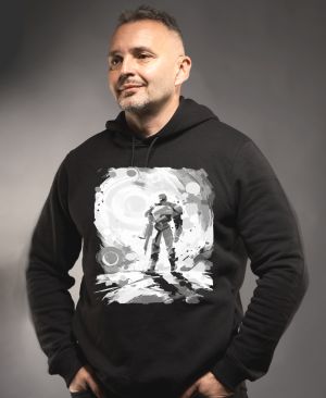 Robotický policista, bílý tisk