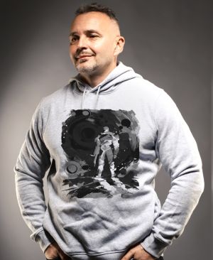 Robotický policista, černý tisk