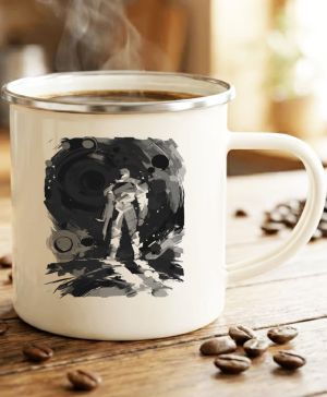 Robotický policista, černý tisk