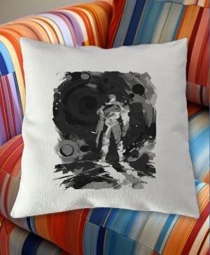 Robotický policista, černý tisk