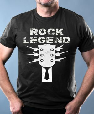 Rock legend, bílý tisk