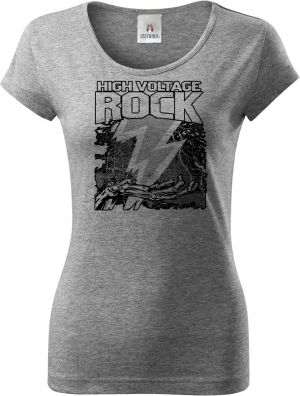 High voltage rock, černý tisk