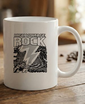 High voltage rock, černý tisk