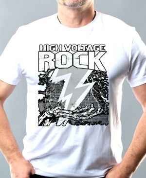 High voltage rock, černý tisk
