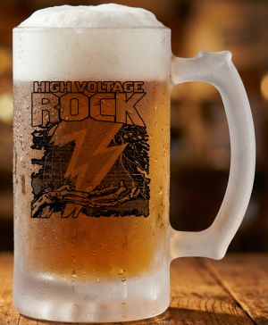 High voltage rock, černý tisk