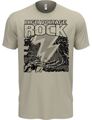 High voltage rock, černý tisk