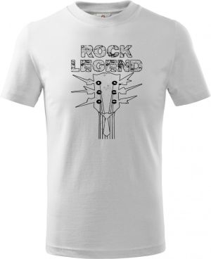 Rock legend, černý tisk