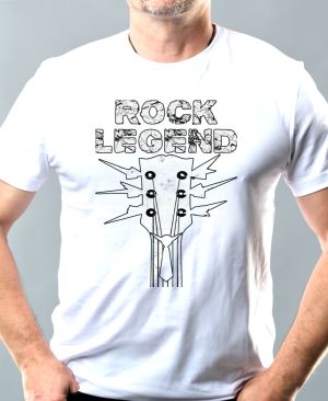 Rock legend, černý tisk