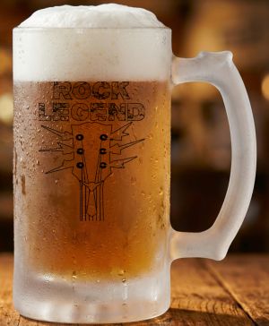 Rock legend, černý tisk