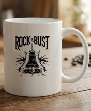 Rock or bust, černý tisk