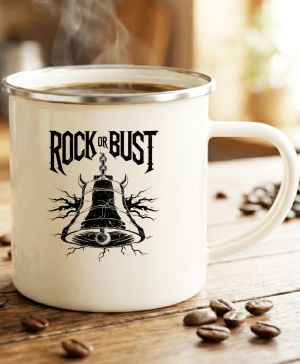 Rock or bust, černý tisk