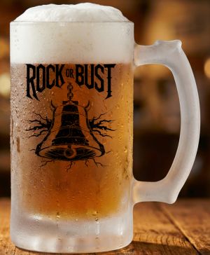 Rock or bust, černý tisk