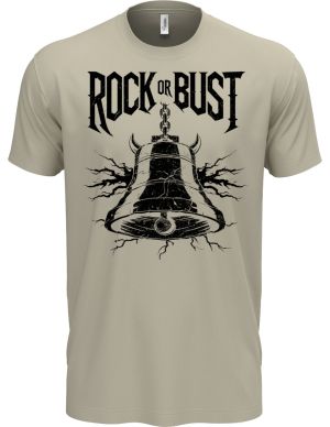 Rock or bust, černý tisk