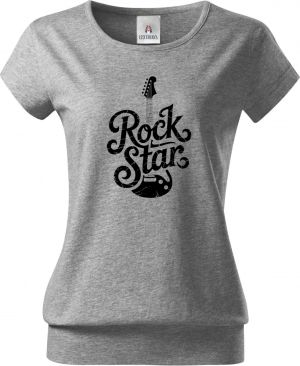 Rock star, černý tisk