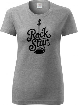 Rock star, černý tisk