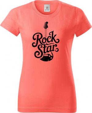 Rock star, černý tisk