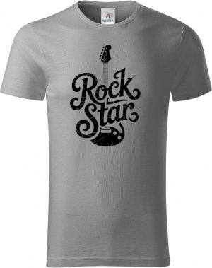 Rock star, černý tisk