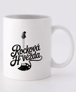 Rocková hvězda, černý tisk