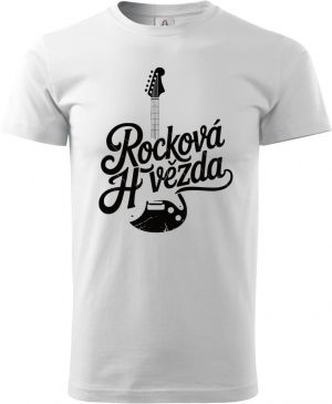 Rocková hvězda, černý tisk