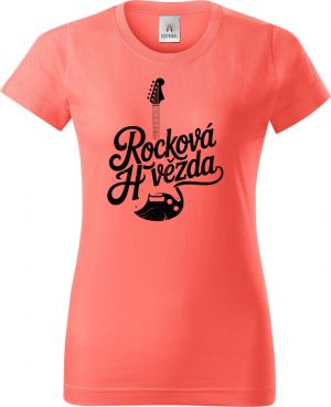 Rocková hvězda, černý tisk