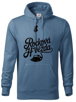Rocková hvězda, černý tisk