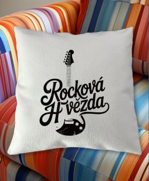 Rocková hvězda, černý tisk