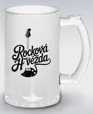 Rocková hvězda, černý tisk