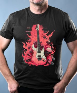 Rocková kytara pekla