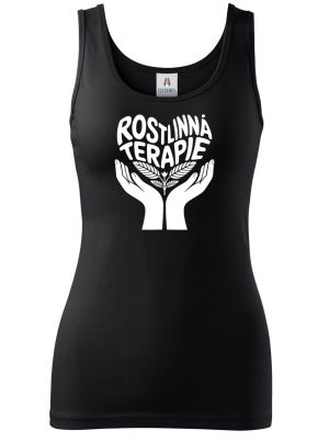 Rostlinná terapie, bílý potisk