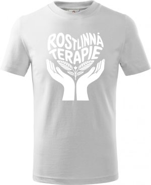 Rostlinná terapie, bílý potisk