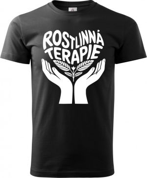Rostlinná terapie, bílý potisk