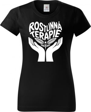 Rostlinná terapie, bílý potisk
