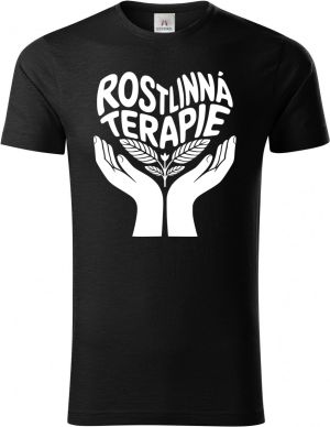 Rostlinná terapie, bílý potisk
