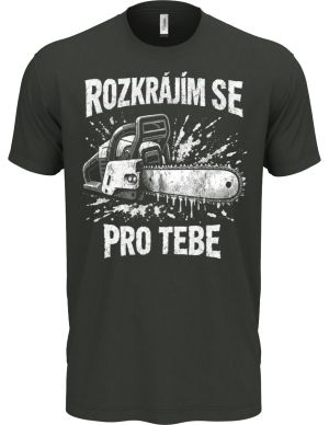 Rozkrájím se pro tebe, bílý potisk