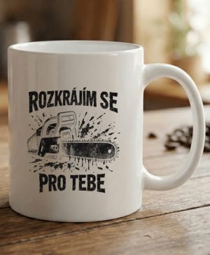 Rozkrájím se pro tebe, černý potisk