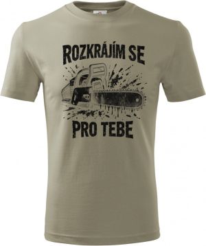 Rozkrájím se pro tebe, černý potisk