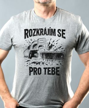 Rozkrájím se pro tebe, černý potisk