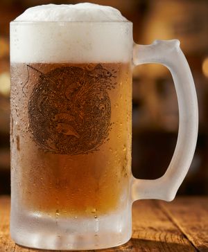 Rybářská mandala, černý potisk