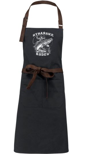 Rybářské rodeo, štika, bílý potisk