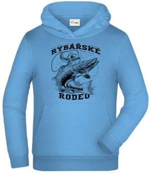 Rybářské rodeo, štika, černý potisk