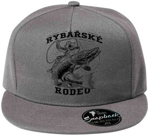 Rybářské rodeo, štika, černý potisk